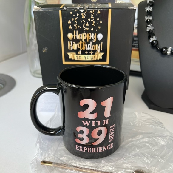 Birthday Mug 50 yrs old Text - Picture 1 of 3